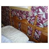Maple headboard goes with the rest