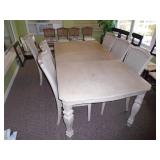 Dining table and chairs