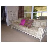 Rattan style sofa end tables