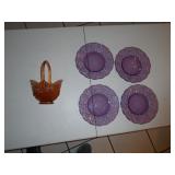 Fenton and Amethyst glass