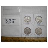 Franklin silver half dollars