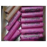 Rolls of collectible pennies