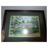 Maxine Perry signed watercolor