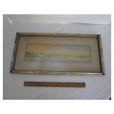 Artist signed watercolor painting