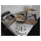 Black and white photos massive lot antique