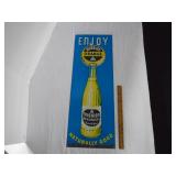 Mission soda advertising sign