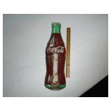 Coca-Cola bottle thermometer sign