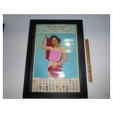 Vintage pin-up calendar
