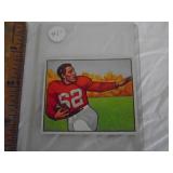 Bowman football card excellent