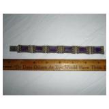 Taxco silver and amethyst