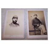 2 Photos Bust & Seated