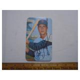 Signed baseball card