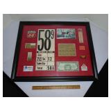 Oil Company advertising framed