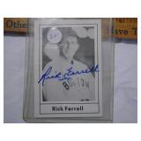 Signed baseball cards