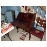 Mahogany slant front desk