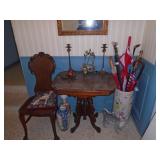 Marble top Eastlake table