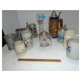 Beer stein collection
