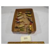 Antique fishing lures