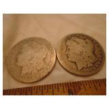 Morgan silver dollars