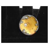 18k gold & Platinum pin