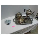Sterling tea service
