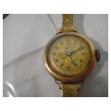 Gold wristwatch