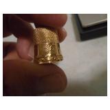 14 K gold thimble
