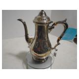 Sterling silver Fisher teapot