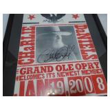 Signed Charlie Daniels poster