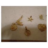 14k gold charms