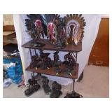 Western bronze art collection
