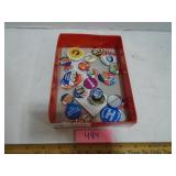 Political pinback buttons