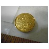 Sovereign converted into pin