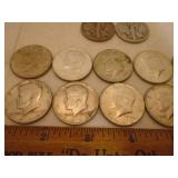 Kennedy Silver 1/2 dollars