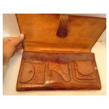 Aligator hide clutch