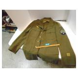 WW2 Dress coat & patches