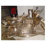 silver tea set