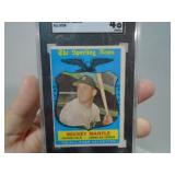 1959 Topps #564 Mickey Mantle All-Star Baseball Card SGC 4 VG-EX