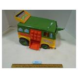 Vintage Teenage Mutant Ninja Turtles TMNT Party Wagon Vehicle Playmates Toys 1989