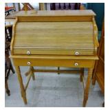 OAK ROLL TOP DESK