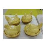 4-HEN ON NEST SOUP BOWLS