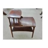 MAHOGANY 2 TIER SIDE TABLE