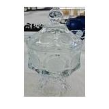 COIN GLASS CANDY DISH