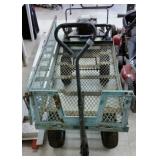 METAL LAWN AND GARDEN WAGON