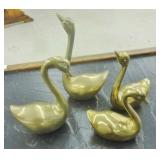 BRASS SWAN FAMILY