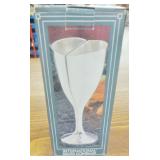 INT. SILVER CO. HEART GOBLET PAIR