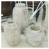 3PCS PLANTERS/YARD DECOR