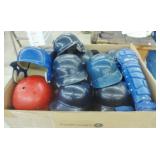 LOT BASEBALL HELMETS