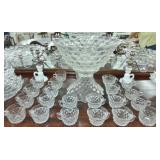 FOSTORIA PUNCH BOWL SET