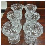 FOSTORIA SMALL STEMWARE 6PCS